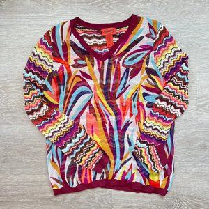 Missoni for Target Multicolor Zigzag Top